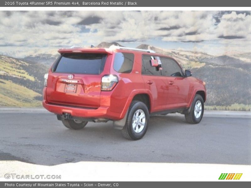 Barcelona Red Metallic / Black 2016 Toyota 4Runner SR5 Premium 4x4