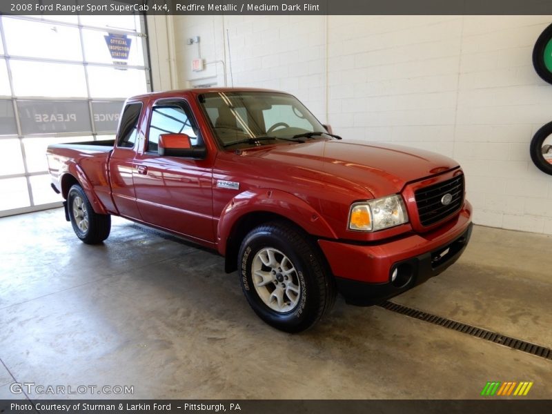Redfire Metallic / Medium Dark Flint 2008 Ford Ranger Sport SuperCab 4x4