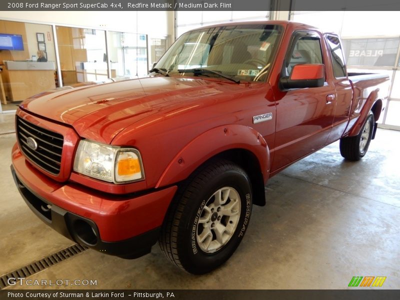 Redfire Metallic / Medium Dark Flint 2008 Ford Ranger Sport SuperCab 4x4