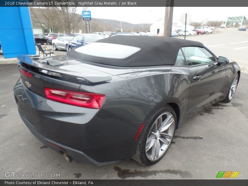 Nightfall Gray Metallic / Jet Black 2018 Chevrolet Camaro LT Convertible