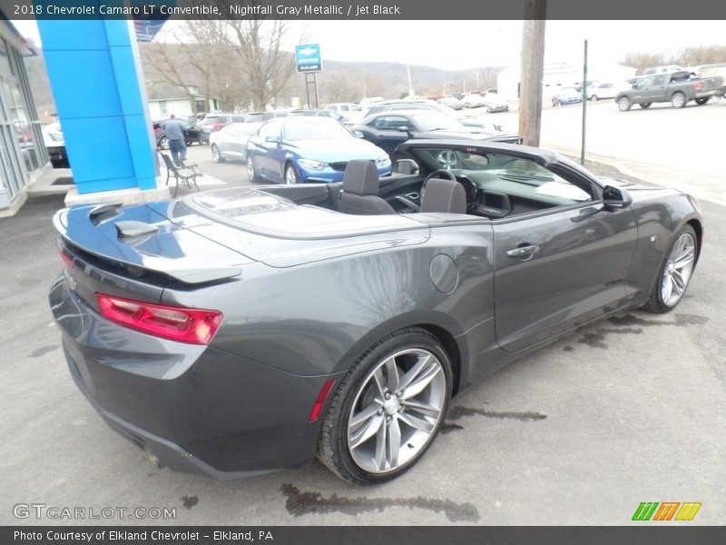 Nightfall Gray Metallic / Jet Black 2018 Chevrolet Camaro LT Convertible