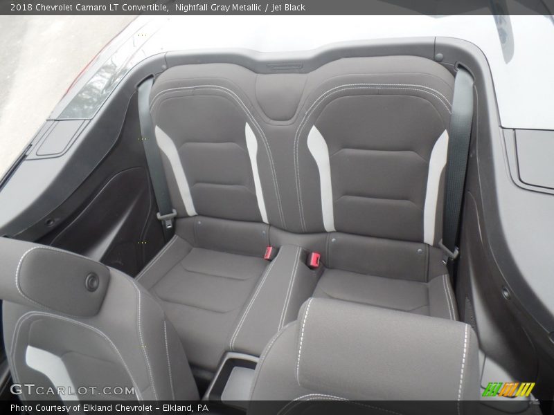 Rear Seat of 2018 Camaro LT Convertible