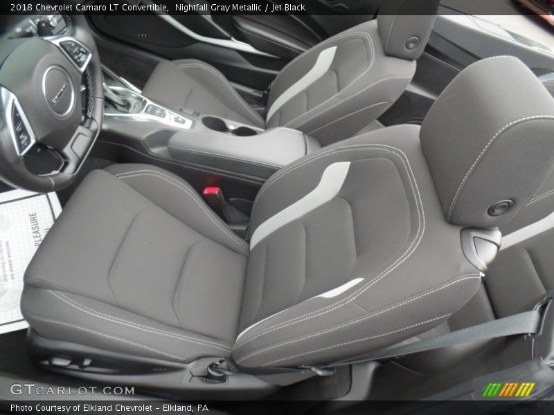 Front Seat of 2018 Camaro LT Convertible