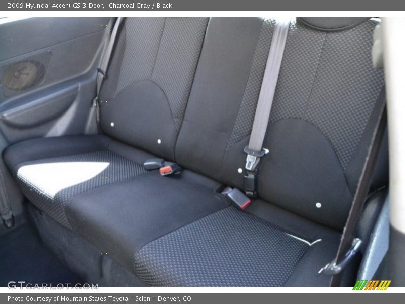 Charcoal Gray / Black 2009 Hyundai Accent GS 3 Door