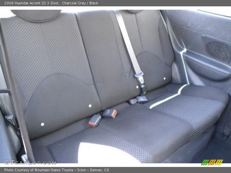 Charcoal Gray / Black 2009 Hyundai Accent GS 3 Door