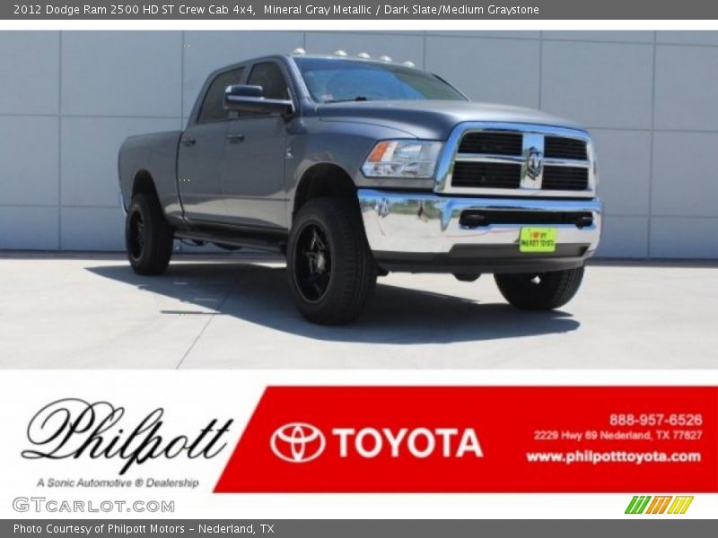 Mineral Gray Metallic / Dark Slate/Medium Graystone 2012 Dodge Ram 2500 HD ST Crew Cab 4x4