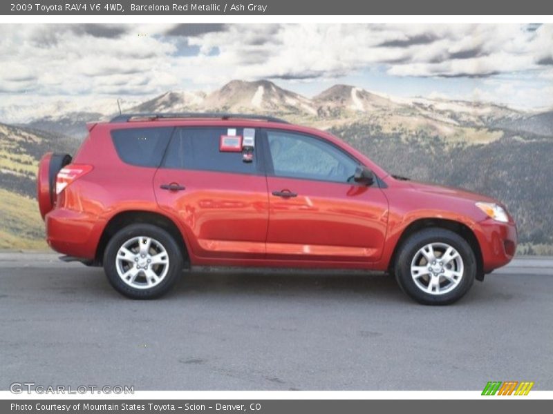 Barcelona Red Metallic / Ash Gray 2009 Toyota RAV4 V6 4WD