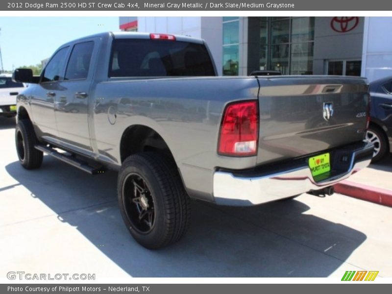 Mineral Gray Metallic / Dark Slate/Medium Graystone 2012 Dodge Ram 2500 HD ST Crew Cab 4x4