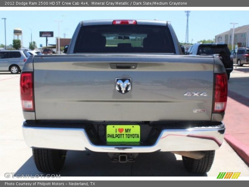 Mineral Gray Metallic / Dark Slate/Medium Graystone 2012 Dodge Ram 2500 HD ST Crew Cab 4x4