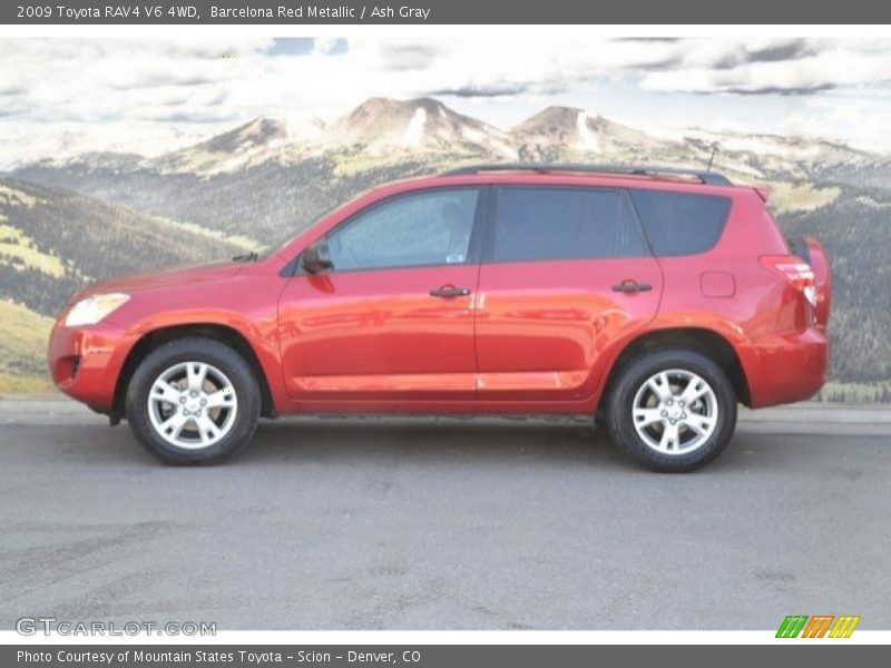 Barcelona Red Metallic / Ash Gray 2009 Toyota RAV4 V6 4WD