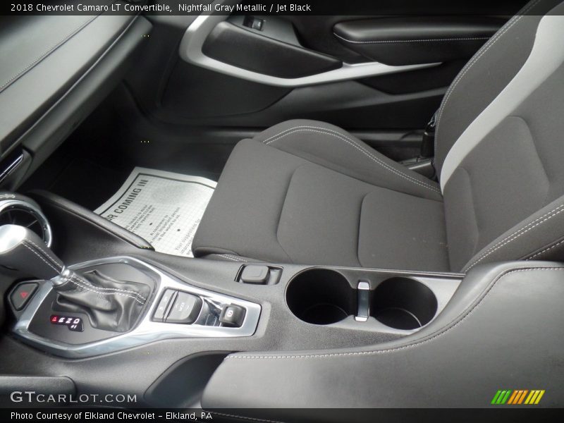 Nightfall Gray Metallic / Jet Black 2018 Chevrolet Camaro LT Convertible