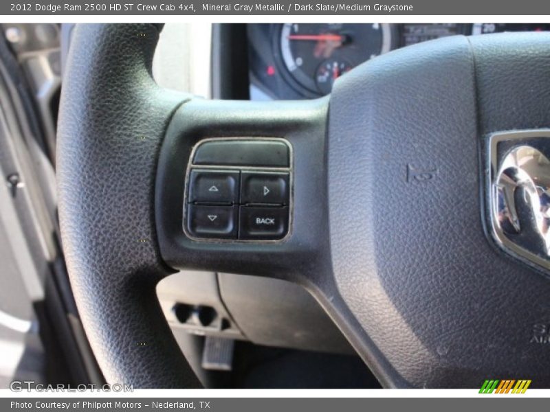 Mineral Gray Metallic / Dark Slate/Medium Graystone 2012 Dodge Ram 2500 HD ST Crew Cab 4x4