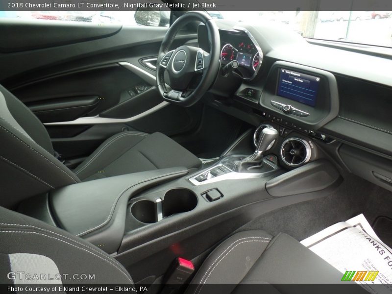 Nightfall Gray Metallic / Jet Black 2018 Chevrolet Camaro LT Convertible