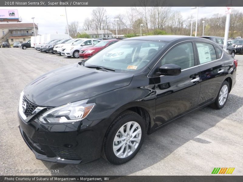 Super Black / Charcoal 2018 Nissan Sentra SV