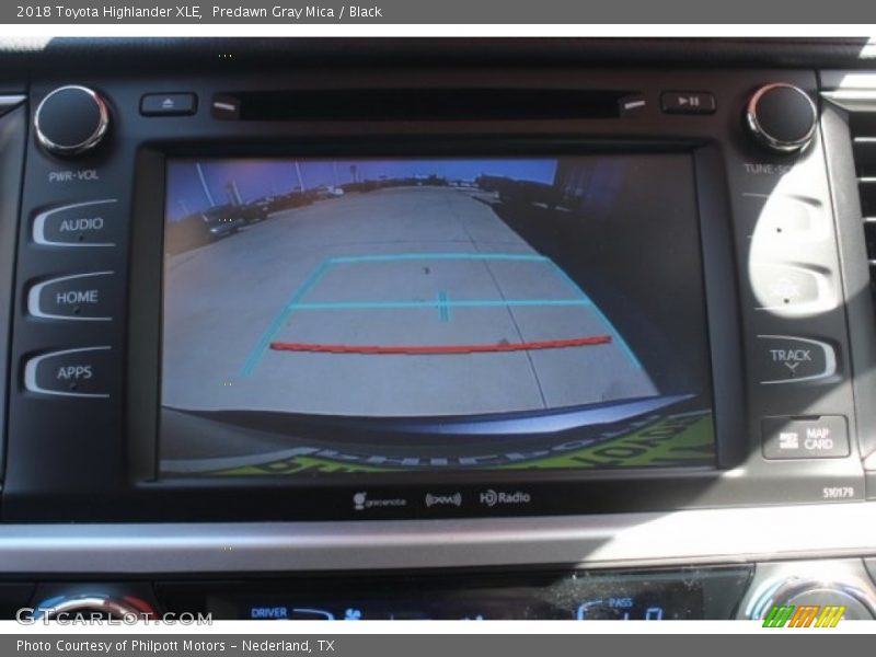 Predawn Gray Mica / Black 2018 Toyota Highlander XLE