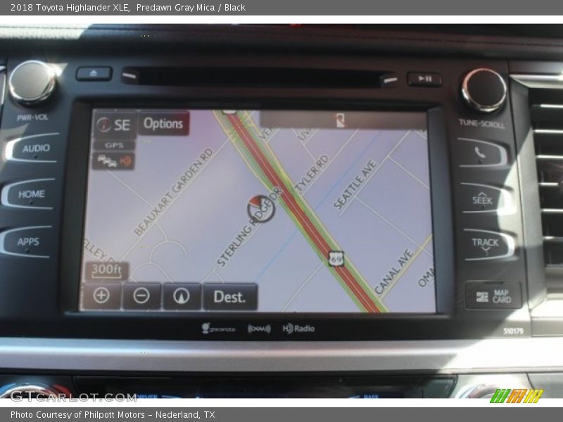 Predawn Gray Mica / Black 2018 Toyota Highlander XLE