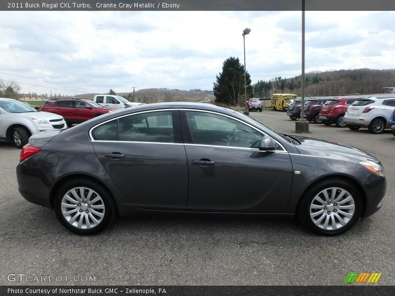 Granite Gray Metallic / Ebony 2011 Buick Regal CXL Turbo