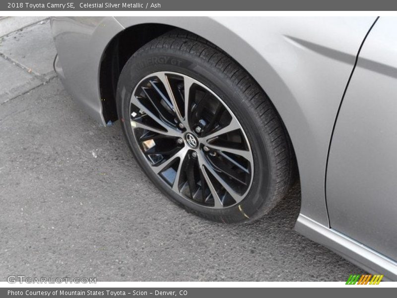 Celestial Silver Metallic / Ash 2018 Toyota Camry SE