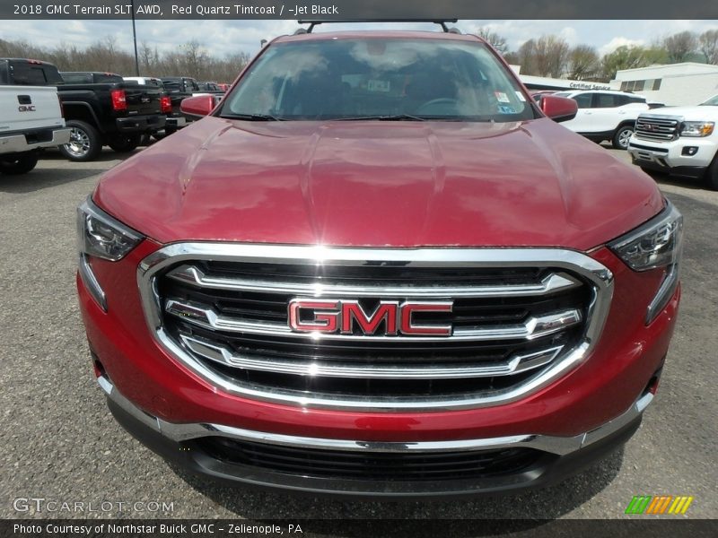 Red Quartz Tintcoat / ­Jet Black 2018 GMC Terrain SLT AWD