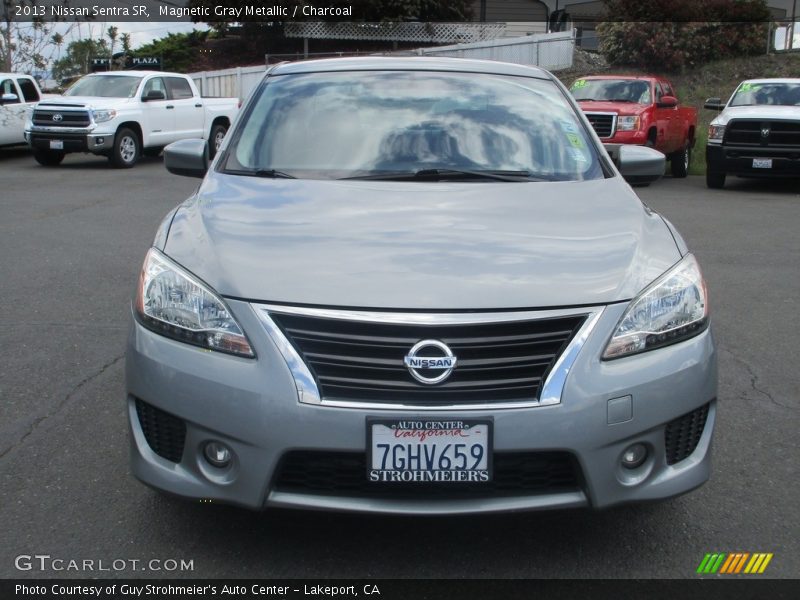 Magnetic Gray Metallic / Charcoal 2013 Nissan Sentra SR