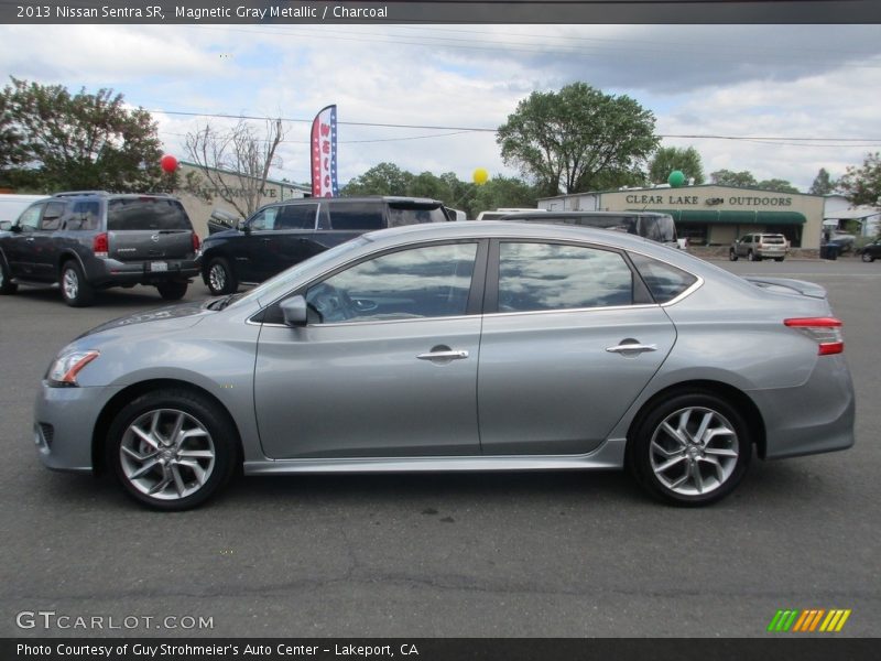 Magnetic Gray Metallic / Charcoal 2013 Nissan Sentra SR