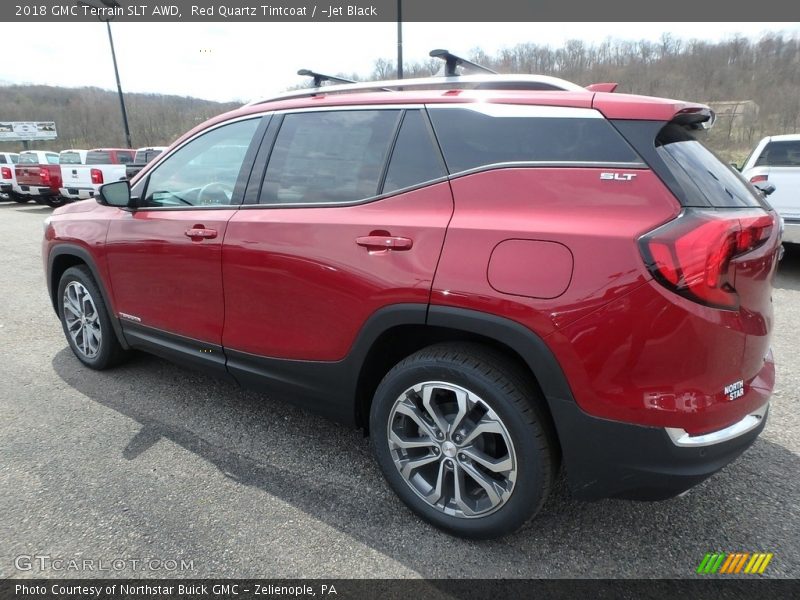 Red Quartz Tintcoat / ­Jet Black 2018 GMC Terrain SLT AWD