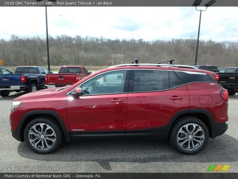 Red Quartz Tintcoat / ­Jet Black 2018 GMC Terrain SLT AWD