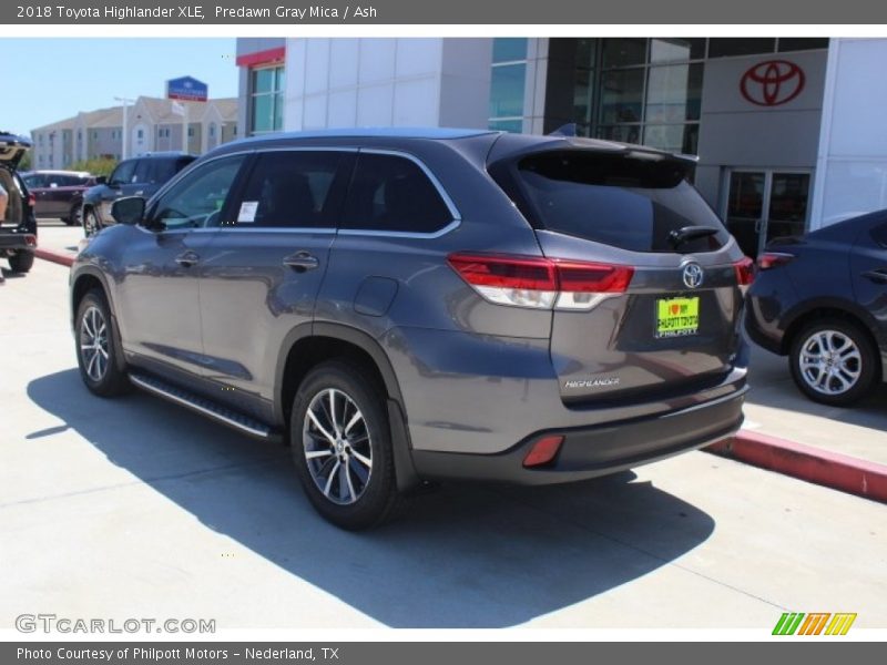 Predawn Gray Mica / Ash 2018 Toyota Highlander XLE