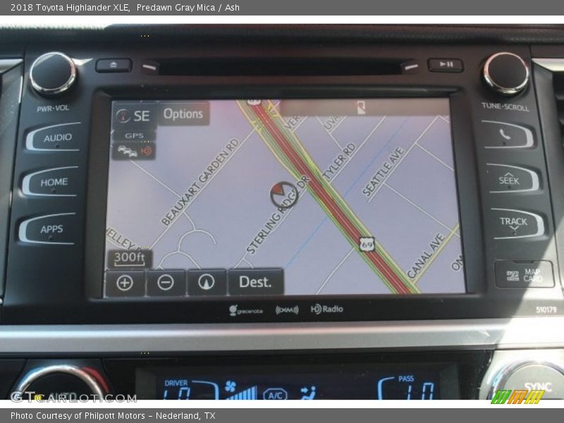 Predawn Gray Mica / Ash 2018 Toyota Highlander XLE
