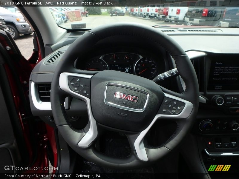 Red Quartz Tintcoat / ­Jet Black 2018 GMC Terrain SLT AWD
