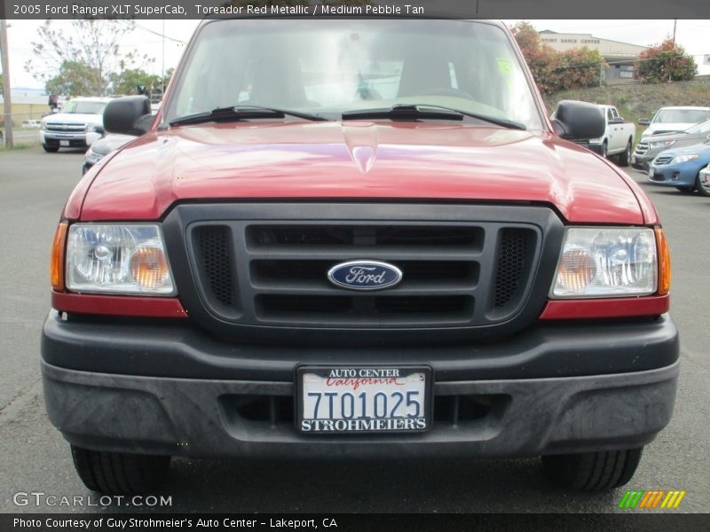 Toreador Red Metallic / Medium Pebble Tan 2005 Ford Ranger XLT SuperCab