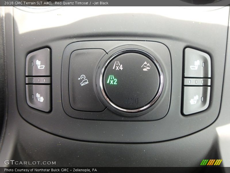Red Quartz Tintcoat / ­Jet Black 2018 GMC Terrain SLT AWD