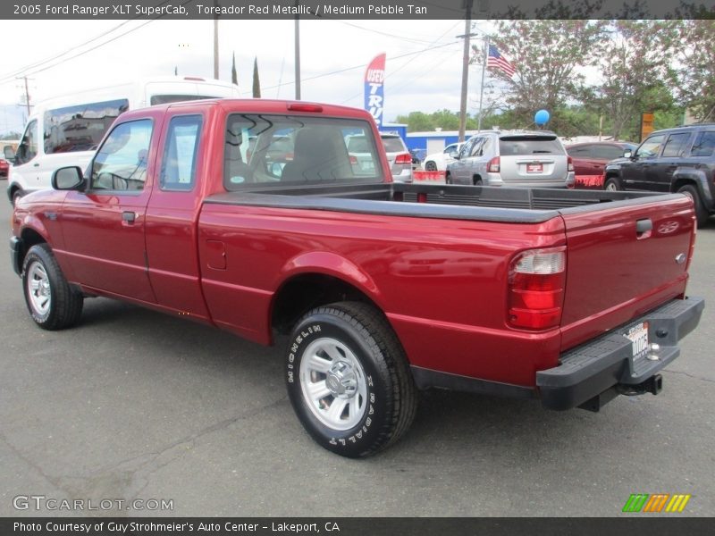 Toreador Red Metallic / Medium Pebble Tan 2005 Ford Ranger XLT SuperCab