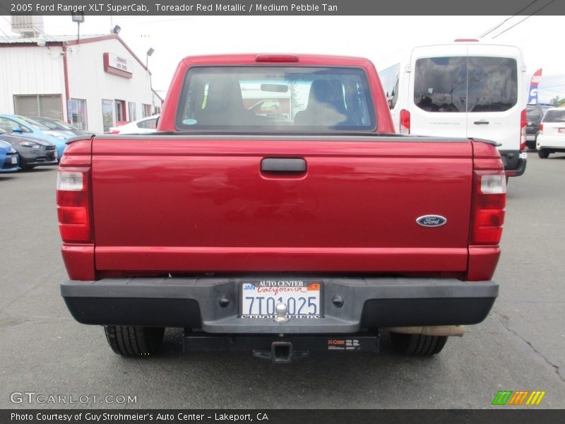 Toreador Red Metallic / Medium Pebble Tan 2005 Ford Ranger XLT SuperCab