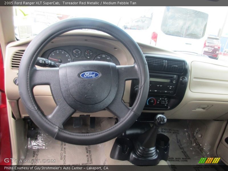 Toreador Red Metallic / Medium Pebble Tan 2005 Ford Ranger XLT SuperCab