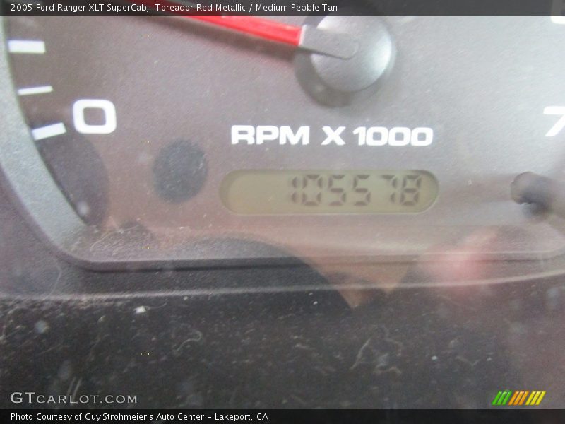 Toreador Red Metallic / Medium Pebble Tan 2005 Ford Ranger XLT SuperCab