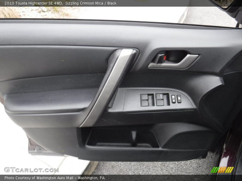 Sizzling Crimson Mica / Black 2013 Toyota Highlander SE 4WD