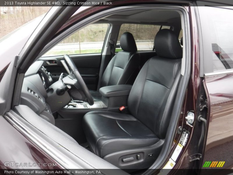 Sizzling Crimson Mica / Black 2013 Toyota Highlander SE 4WD