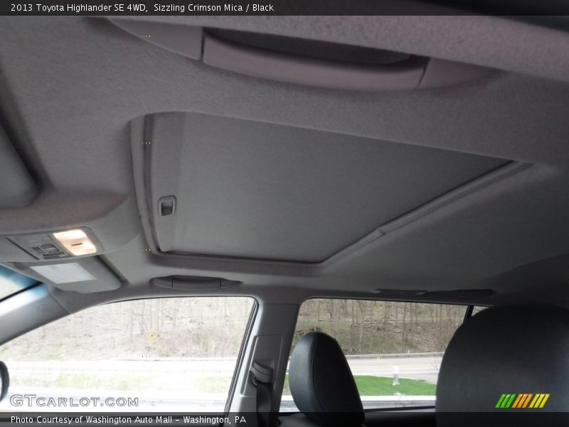 Sizzling Crimson Mica / Black 2013 Toyota Highlander SE 4WD