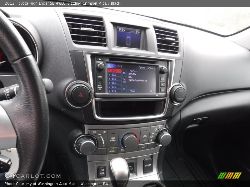 Sizzling Crimson Mica / Black 2013 Toyota Highlander SE 4WD