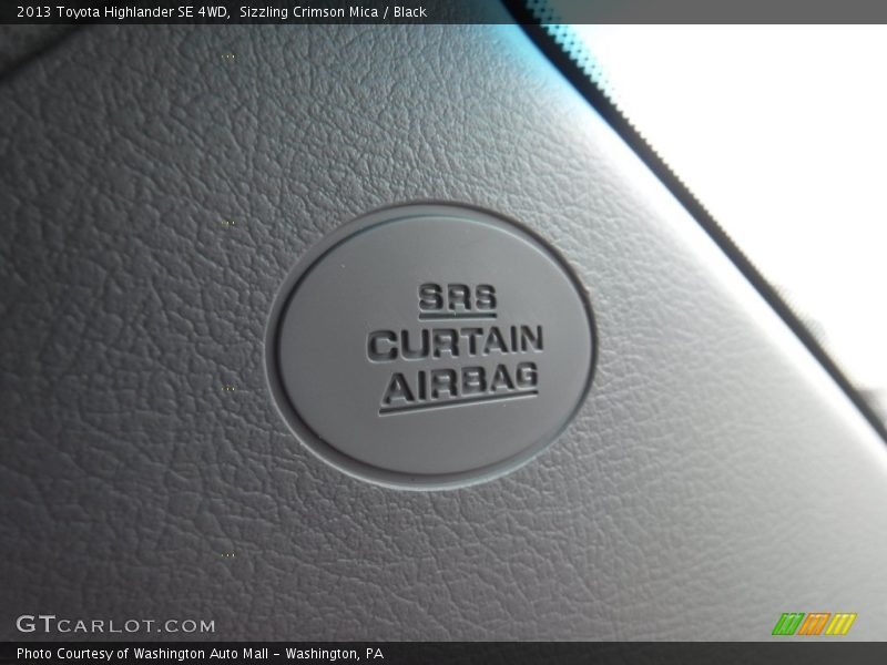 Sizzling Crimson Mica / Black 2013 Toyota Highlander SE 4WD