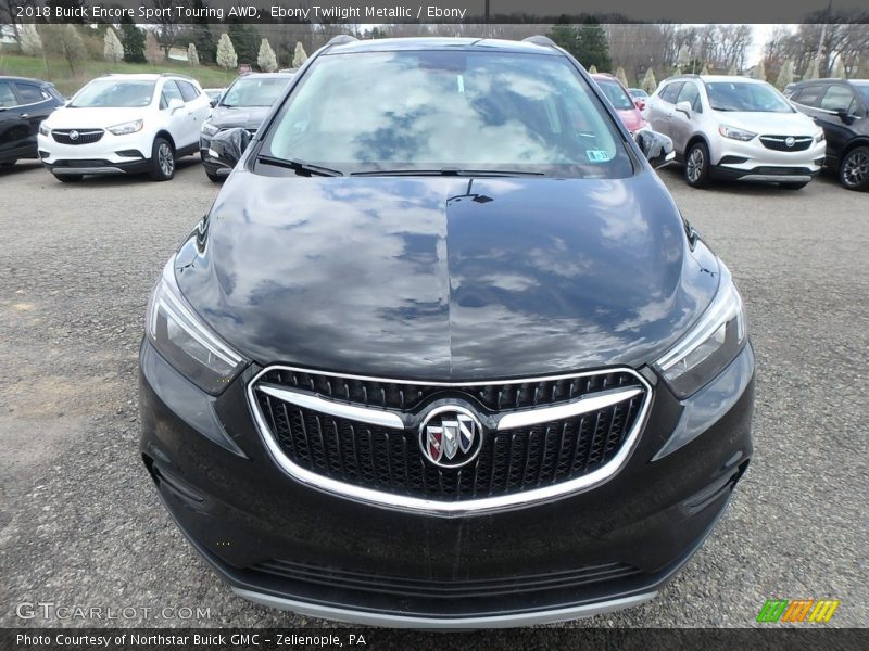 Ebony Twilight Metallic / Ebony 2018 Buick Encore Sport Touring AWD