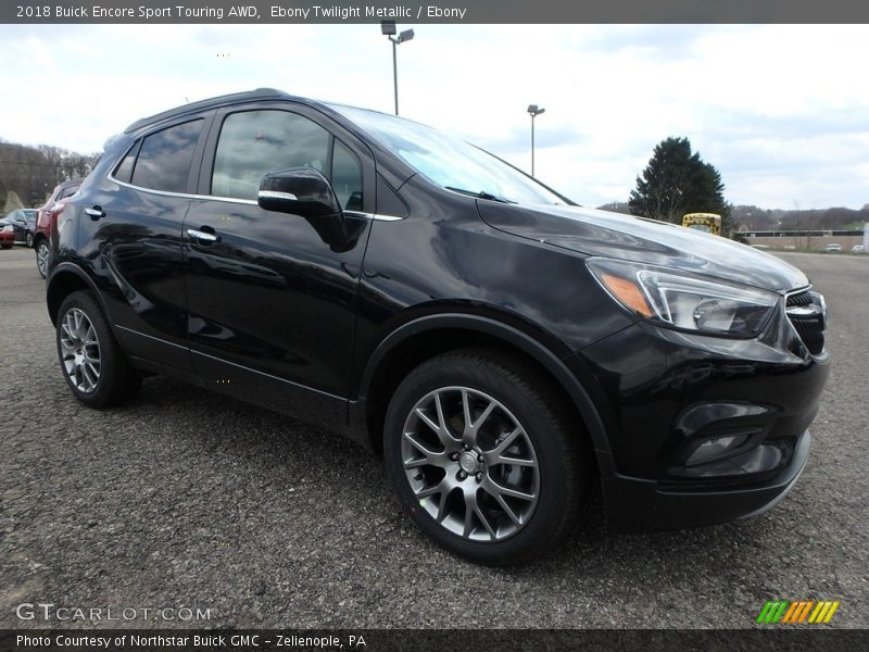 Ebony Twilight Metallic / Ebony 2018 Buick Encore Sport Touring AWD