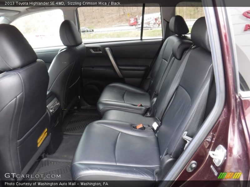 Sizzling Crimson Mica / Black 2013 Toyota Highlander SE 4WD