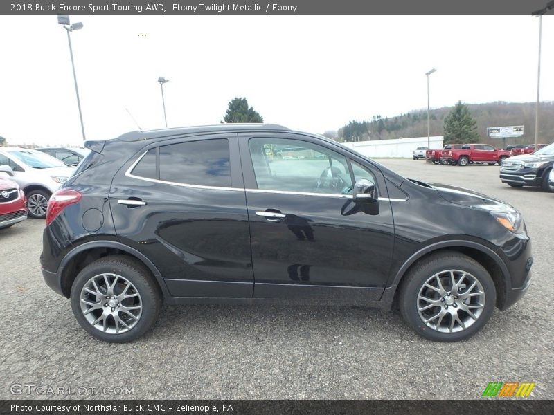 Ebony Twilight Metallic / Ebony 2018 Buick Encore Sport Touring AWD
