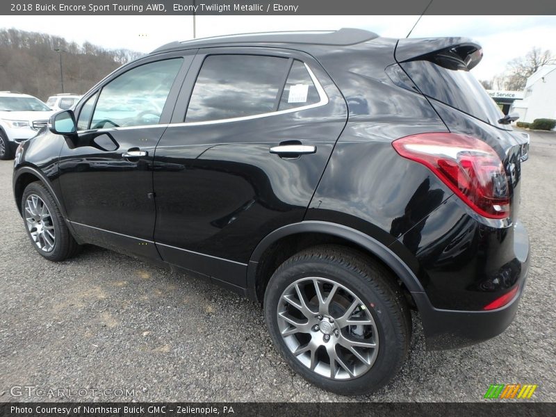Ebony Twilight Metallic / Ebony 2018 Buick Encore Sport Touring AWD