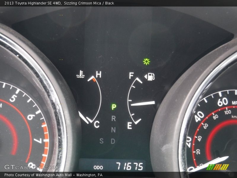 Sizzling Crimson Mica / Black 2013 Toyota Highlander SE 4WD