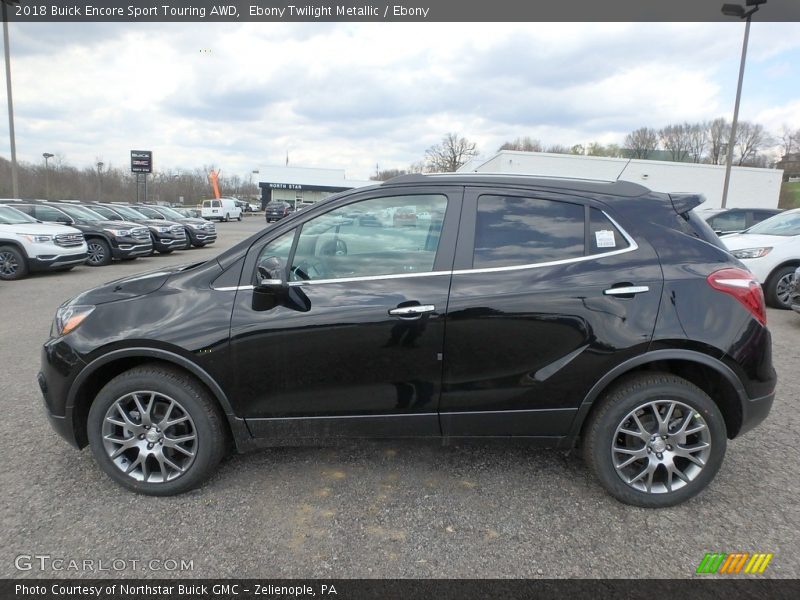 Ebony Twilight Metallic / Ebony 2018 Buick Encore Sport Touring AWD