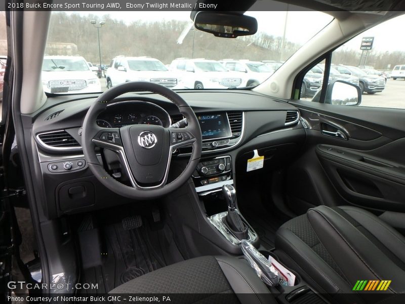 Ebony Twilight Metallic / Ebony 2018 Buick Encore Sport Touring AWD