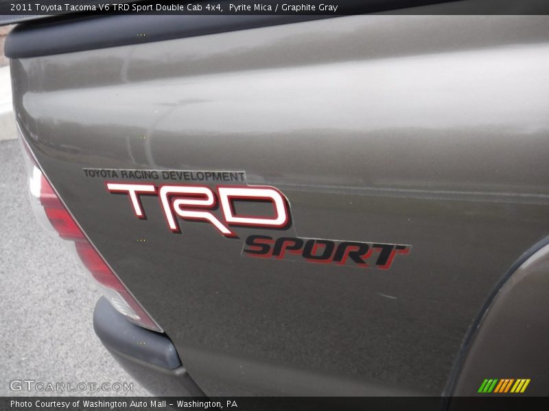 Pyrite Mica / Graphite Gray 2011 Toyota Tacoma V6 TRD Sport Double Cab 4x4